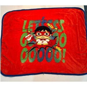 Ryan's World Fleece Blanket from 2019 48" by 36" kidcore Cozy